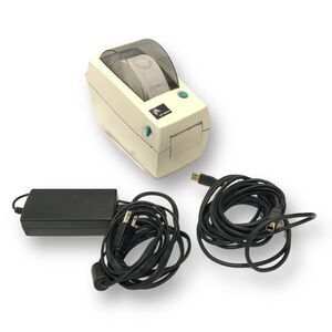 Zebra LP 2824 Direct Thermal Barcode Label Printer Working w/ AC Adapter USB 2.0